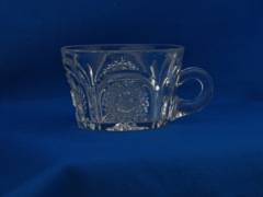  #1235 Beaded Panel & Sunburst, Punch Cup, crystal, 1897-1913